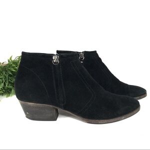 AQUATALIA Ankle Suede Double Zipper Leather Bootie 8